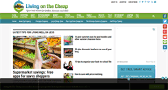 Desktop Screenshot of livingonthecheap.com